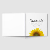 Klasse der botanischen Sonnenblumen-Graduationspar Gästebuch (Voll)