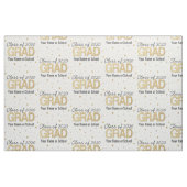 Klasse der Confetti Graduation Party Custom 2020 Stoff (Fat Quarter (45,7 x 55,9 cm))