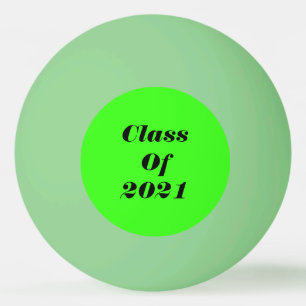 Klasse der "Custom Neon Green Graduation Party" Tischtennisball
