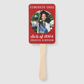 Klasse der einfachen Abschluss Foto 2024 modern Fächer (Vorderseite)