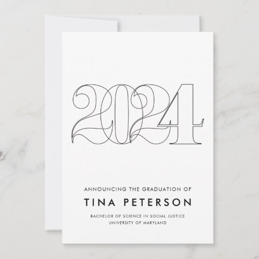 Klasse der einfachen Ankündigung des Abschlusses 2 (Vorderseite)