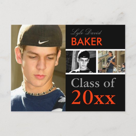Klasse der einladenden Postkarten mit 20xx Abschlu (Vorderseite)
