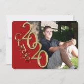 Klasse der Einladung des Roten Fotos 2020 (Vorderseite)