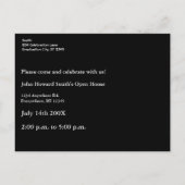 Klasse der Einladung von Fotos hoher Abschluss (Rückseite)