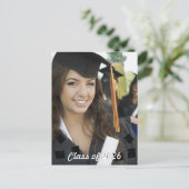 Klasse der Einladung von Fotos hoher Abschluss (Stehend Vorderseite)