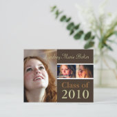 Klasse der Einladung von Postkarten für Abschluss  (Stehend Vorderseite)