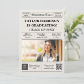 Klasse der Einladung von Zeitungen-Abschluss 2025 (Stehend Vorderseite)