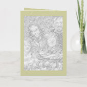 Klasse der Einladung zum Abschluss 20XX (Rückseite)