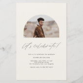 Klasse der Einladung zum Beige Arch Abschluss 2025 (Rückseite)