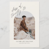 Klasse der Einladung zum Beige Arch Abschluss 2025 (Vorderseite)