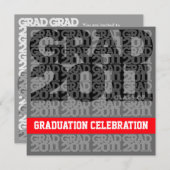 Klasse der Einladung zur Graduationspartei 2011 03 (Vorne/Hinten)