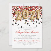 Klasse der Einladung zur Graduationspartei 2021 (Vorderseite)