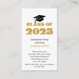 Klasse der Einladung zur Graduationspartei 2025