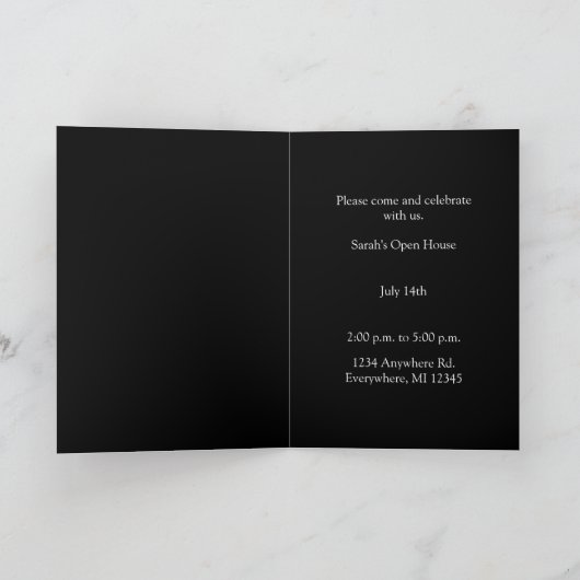 Klasse der Einladungen (Innenseite)