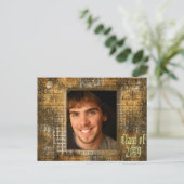 Klasse der Einstufungen 2009 Einladungspostkarte (Stehend Vorderseite)