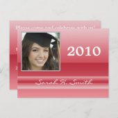 Klasse der Einstufungen 2010 Einladungspostkarte (Vorne/Hinten)