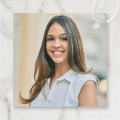 Klasse der Elegant Blush Gold Graduation Party 202 Geschenkanhänger (Rückseite)