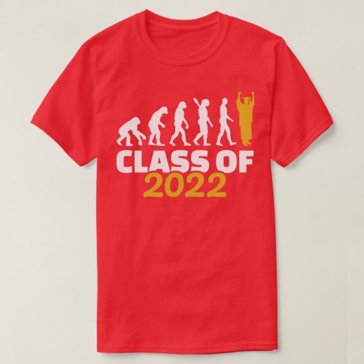 Klasse der Evolution 2022 Abschluss T-Shirt (Design vorne)
