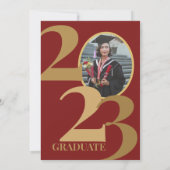 Klasse der Foto Grad Party Einladung 2023 (Rückseite)