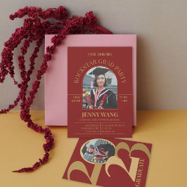 Klasse der Foto Grad Party Einladung 2023