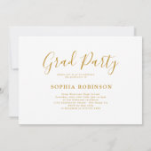 Klasse der Foto Graduation Party 2023 Einladung (Rückseite)