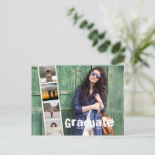 Klasse der Foto Graduation Party Einladung 2018. (Stehend Vorderseite)