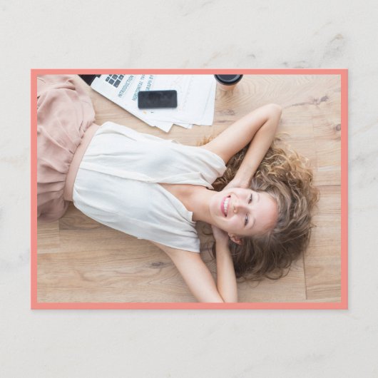 Klasse der Foto Graduation Party Einladung 2018. (Vorderseite)