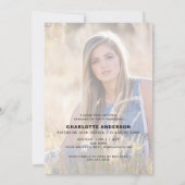 Klasse der Foto Graduation Party Grad 2025 (Rückseite)