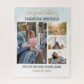 Klasse der FotoCollage Moderner Abschluss 2022 Puzzle (Vertikal)