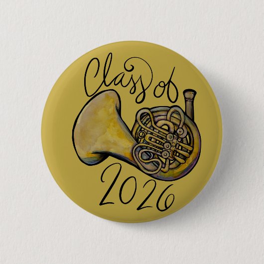 Klasse der französischen Horn-Band-Musik 2026 Button (Vorderseite)