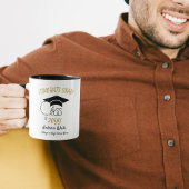 Klasse der Glückwunsch Grad-Inspiration-Schwarz-Go Tasse