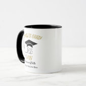 Klasse der Glückwunsch Grad-Inspiration-Schwarz-Go Tasse (Vorderseite Links)