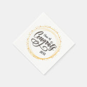 Klasse der Glückwunsch Napkins Serviette (Ecke)