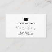 Klasse der Grad-Grad-Uni 2025 Begleitkarte (Vorderseite)