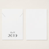 Klasse der Graduate-Netzwerkkarte 2019 (Vorne & Hinten)