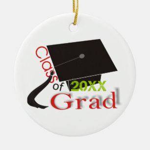 Klasse der Graduation Cap Custom Ornaments 2012 Keramik Ornament