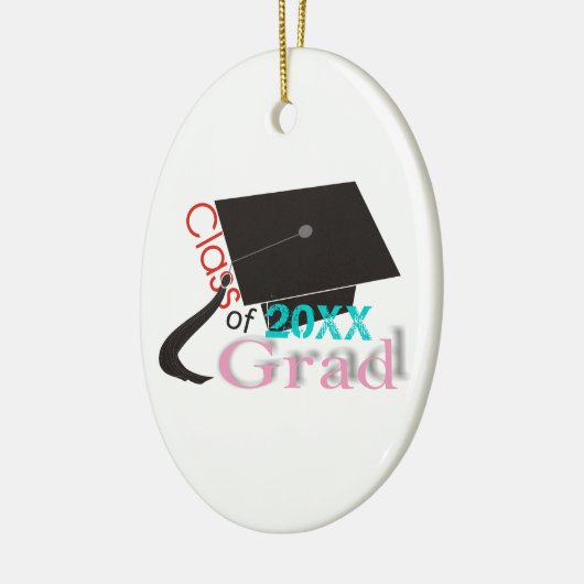 Klasse der Graduation Cap Custom Ornaments 2012 Keramik Ornament (Links)