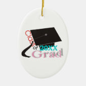 Klasse der Graduation Cap Custom Ornaments 2012 Keramik Ornament (Vorne)