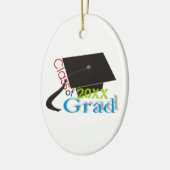 Klasse der Graduation Cap Custom Ornaments 2012 Keramik Ornament (Links)