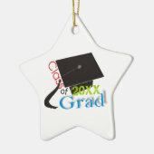 Klasse der Graduation Cap Custom Ornaments 2012 Keramikornament (Links)