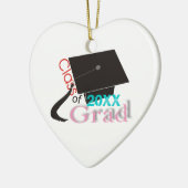 Klasse der Graduation Cap Custom Ornaments 2012 Keramikornament (Links)