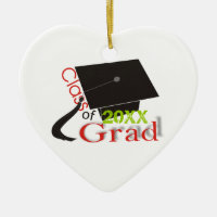 Klasse der Graduation Cap Custom Ornaments 2012