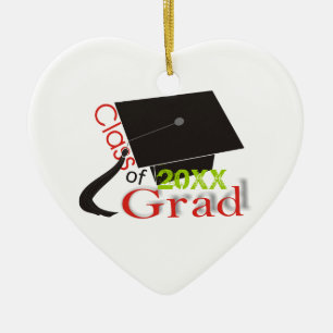Klasse der Graduation Cap Custom Ornaments 2012 Keramikornament