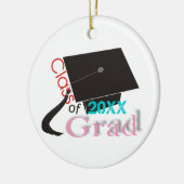 Klasse der Graduation Cap Custom Ornaments 2012 Keramikornament (Links)