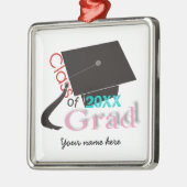Klasse der Graduation Cap Custom Ornaments 2012 Ornament Aus Metall (Links)