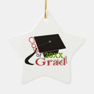 Klasse der Graduation Cap Custom Ornaments 2020 Keramik Ornament
