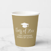 Klasse der Graduation Pappbecher (Vorderseite)
