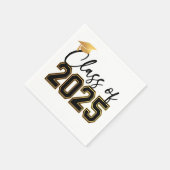 Klasse der Graduation Party Napkins 2025 Serviette (Ecke)