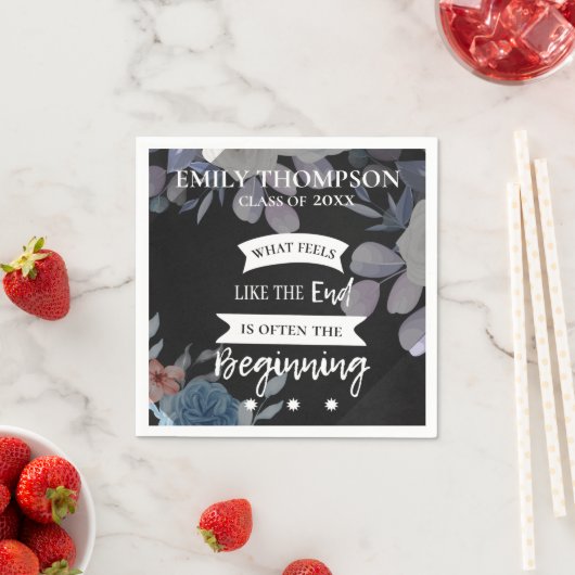 Klasse der Graduationspartei für Inspiration 2024 Serviette (Beispiel)