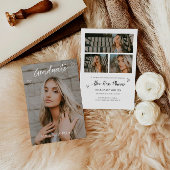 Klasse der Graduationspartei für klassisches Foto  Einladung